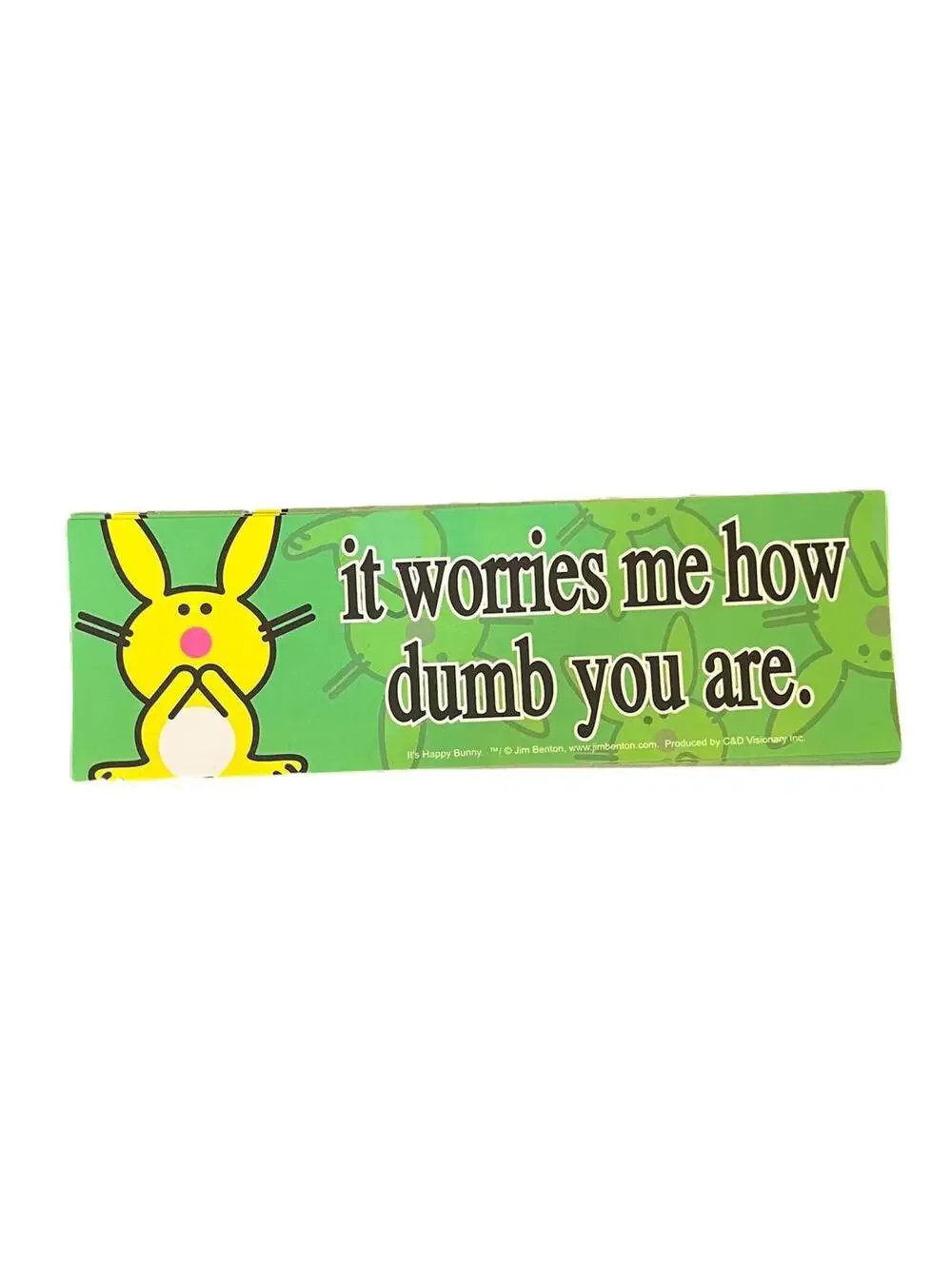 y2k happy bunny sticker